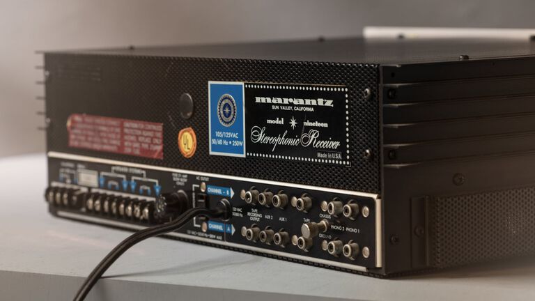 Marantz model 19 back panel cables
