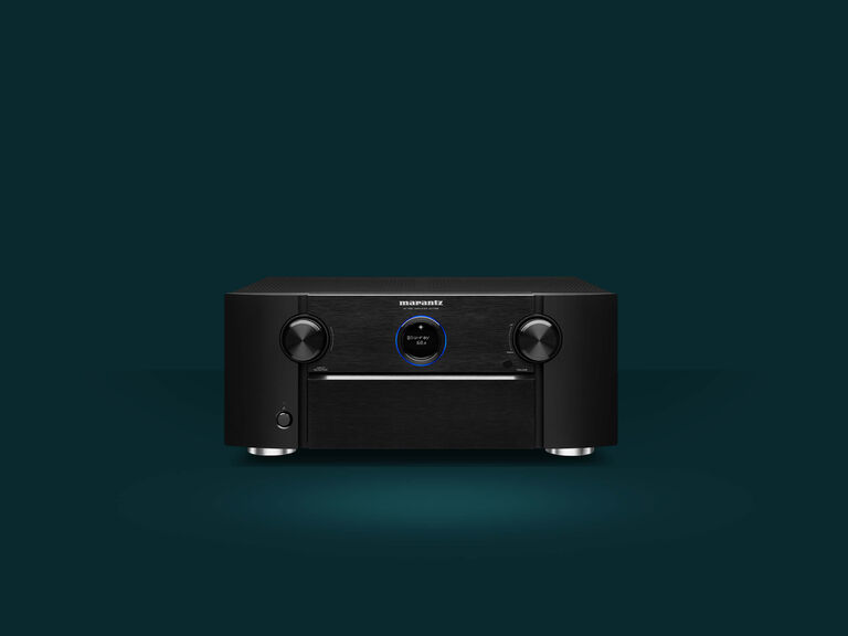 AV7706 - Black front view Lifestyle